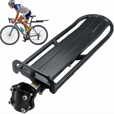 Portabici, Portapacchi Universale Regolabile, Accessori per Biciclette, Supporti per Portabici a Sgancio Rapido