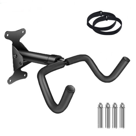 Portabicicletas de pared, soporte para bicicletas, ángulo y distancia a la pared ajustables, capacidad de carga de 50 kg, extensible hasta 10 cm, portabicicletas para garajes y viviendas.