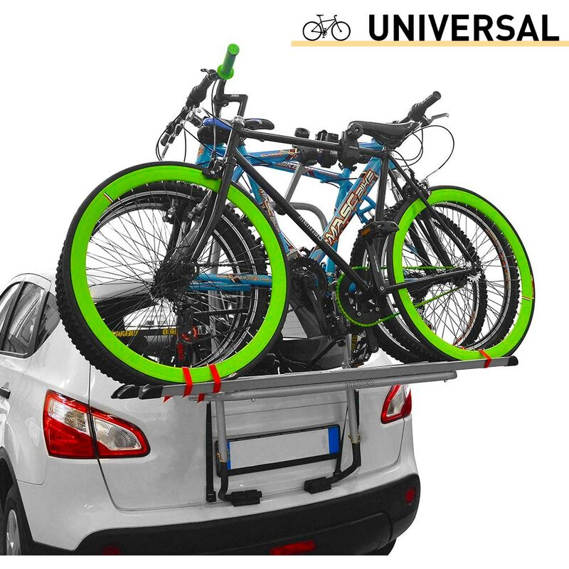 

Menabo - Portabicicletas universal para portón trasero de coche Steel Bike 3