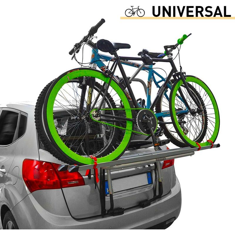 

Menabo - Portabicicletas universal para portón trasero de coche Steel Bike