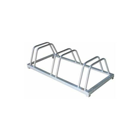 PORTABICICLETTE 3 POSTI cm 88x39,5 h 24,5  larghezza passaruota mm 65 FER 310574