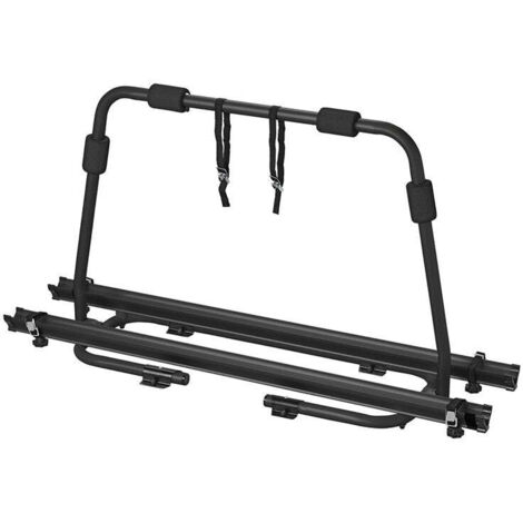 Portabiciclette con timone nero