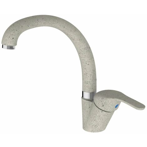 Porta&Bini - Miscelatore Lavello Canna Tonda - Colore: Granito Beige