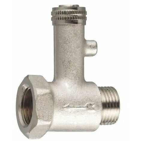 Porta&Bini - Valvola Di Sicurezza Scaldabagno Per Alta Pressione Da 1/2” Maschio/Femmina
