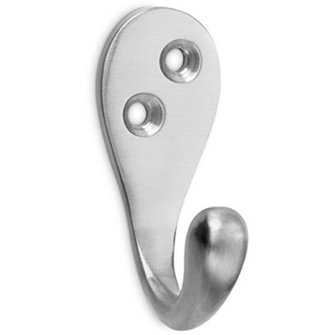 Portabito classico in ottone nichel satinato 3760-7-000 Blister INOFIX