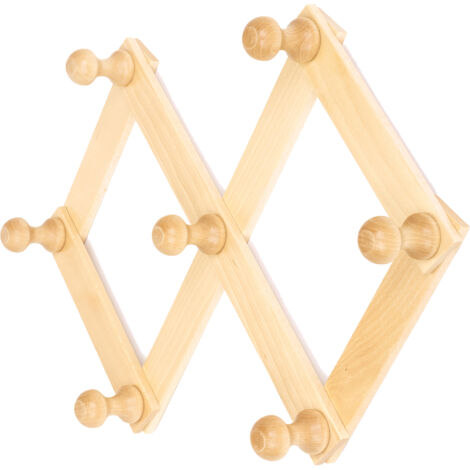 Portabito Legno Lusso 7 Posti Frassino