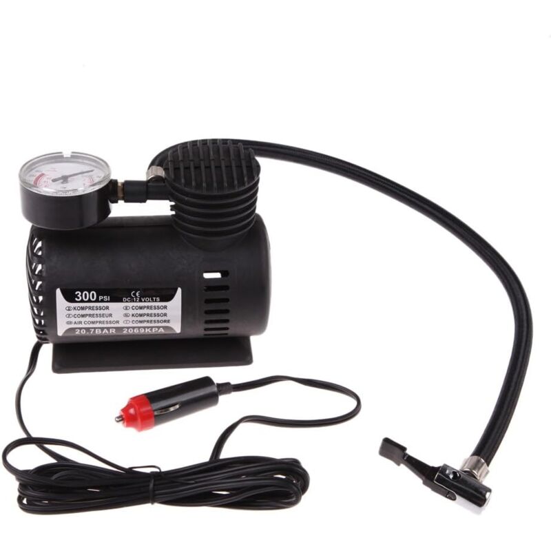 Portable 12 V Gonfleur De Pompe À Air Compresseur Électrique Pour Pneus De Voiture Bateaux Camping Air Lit Gonflables