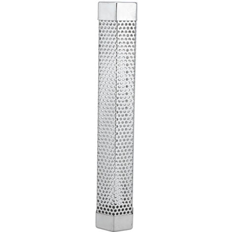Portable 12in Stainless Steel BBQ Smoker Tube Barbecue Accessory for Electric Gas Charcoal Grill SmokersHexagonal
