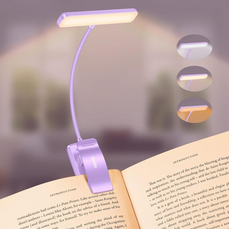 Image of Portable 9 LED Reading Light, Rechargeable&hellip;