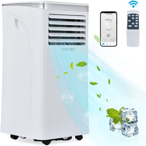 Portable Air Conditioner 3-in-1 9,000 BTU, 2.6 kW 4 Modes with APP, LED Display, Remote control, 24hr Timer