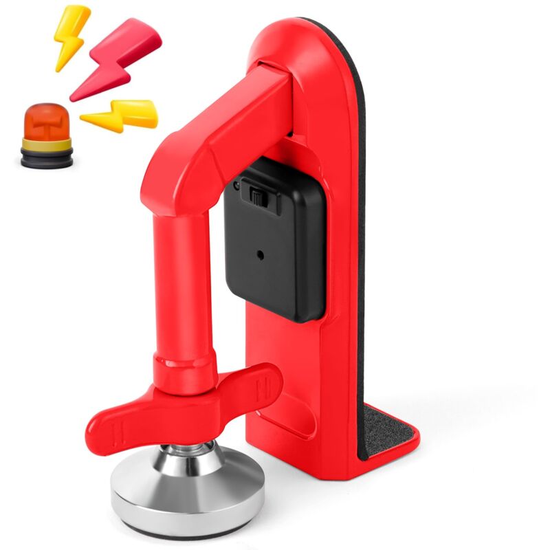 Portable Alarm Door Stopper, Anti-Theft Door Stop Alarm, Built-In Smart Sensor Chip, Easy Installation, Safety Door Stop Suitable For Single Travel