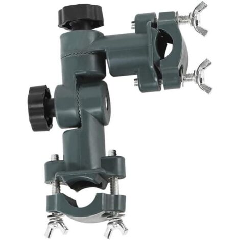 Portable and Adjustable Umbrella Stand with Clamp Mount for Beach Chair, Yard or Balcony