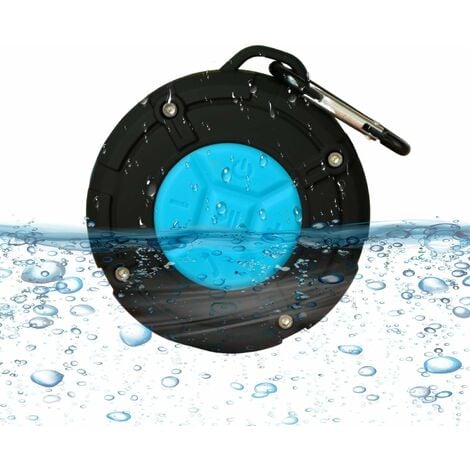 TINOR Portable Bluetooth Speaker, IPX7 Waterproof, Bluetooth 5.0 HD Stereo Speaker with Suction Cup and Carabiner, Suitable for Swimming, Bathing, Climbing and Outdoor Activities