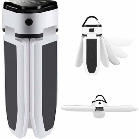 Portable Camping Lantern, USB Rechargeable LED Solar Light, Powerful Outdoor Lighting, Emergency Lamp, Portable Travel Gear for Hiking, Fishing and Camping