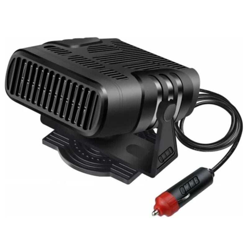 Portable Car Heater 12V 120W Fast Car Heater Defogger Plug in Low Noise Cigarette Lighter Defroster 360 Degree Rotation Heat Dissipation