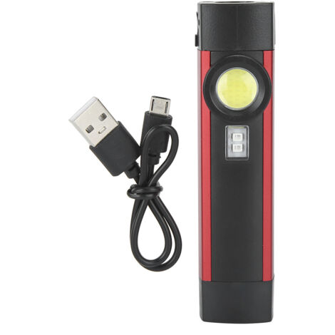 Portable COB Purple Light LED Flashlight Mini Magnet Torch 4 Modes USB Rechargeable Working Lamp5W