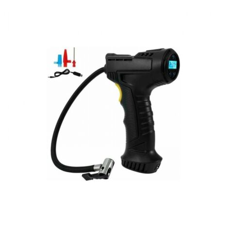 Portable Cordless Inflatable Tire Inflator 120W Air Compressor Tire Pump for Cars, Motorcycles, Bicycles with LED Digital Pressure Gauge 2000mAh for Car Motorcycle Bicycle