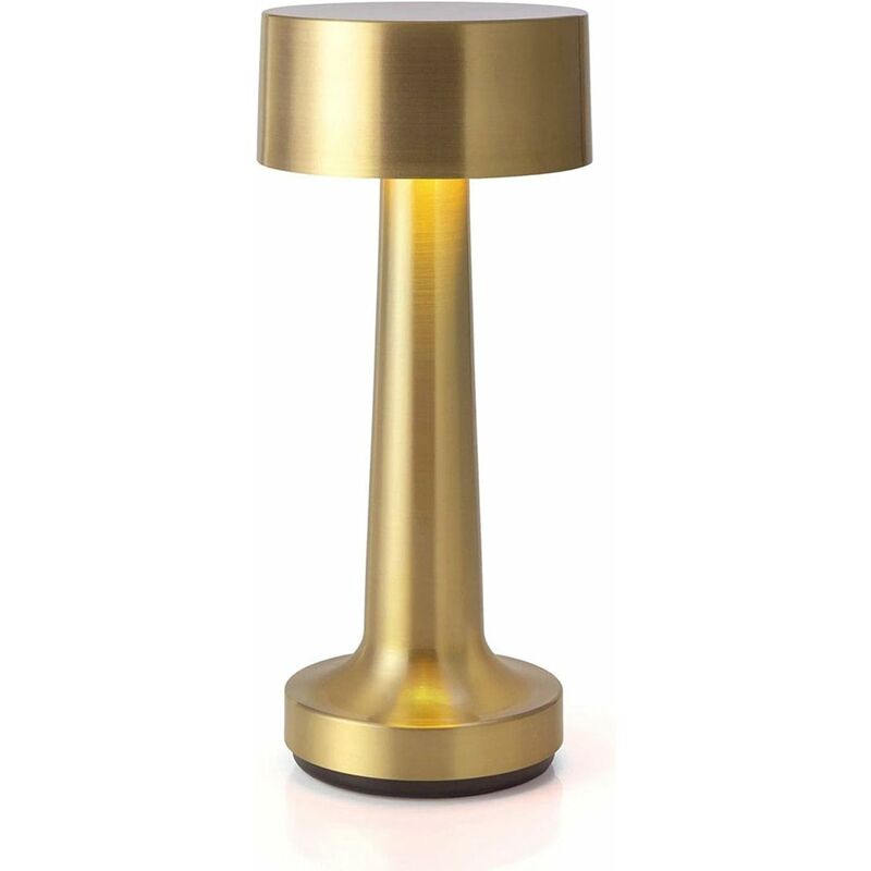 Héloise - Portable Cordless Touch Table Lamp, Built-In 3W Led Light In 3000K Warm Color, Dimmable And Rechargeable Battery, For Bedside Tables,