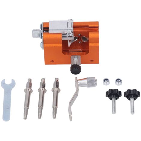 Portable Crank Chainsaw Sharpening Jig Stainless Steel Chainsaw Tooth Blade Grinder Precise Sharpening Kit for Repairing