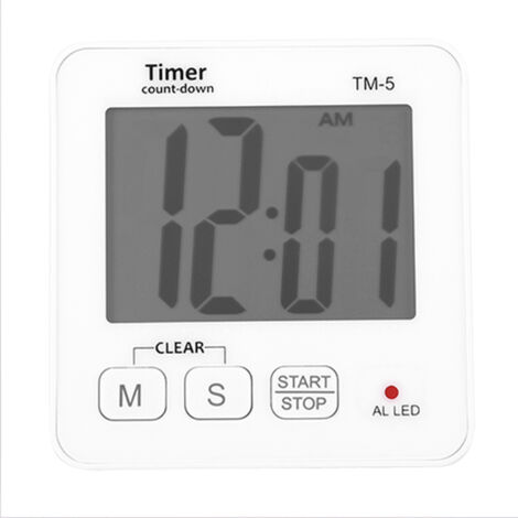 Portable Digital Display Kitchen Cooking Timer Alarm Clock Countdown Timer