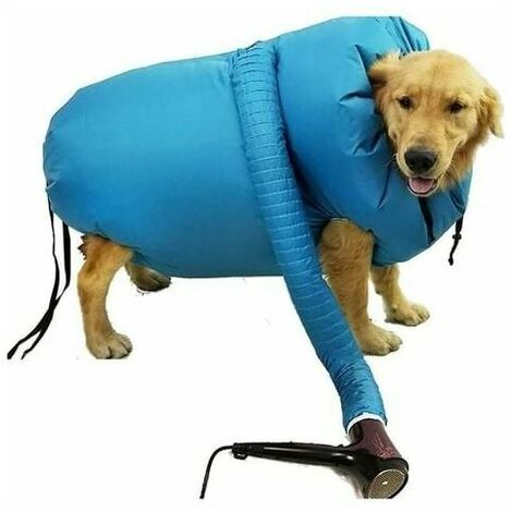 Portable Dog Drying Bag Puppy Grooming Hair Dryer 360° Quiet Pet Hair Dryer for Beach Travel M