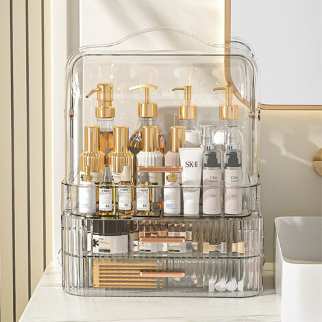 Portable Dustproof Cosmetic Lipstick Skincare Storage Organizer