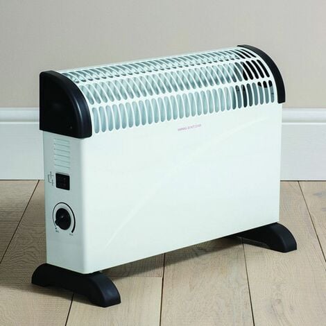 Portable Electric Panel Heater Radiator With Thermostat 2000W Slim Convector