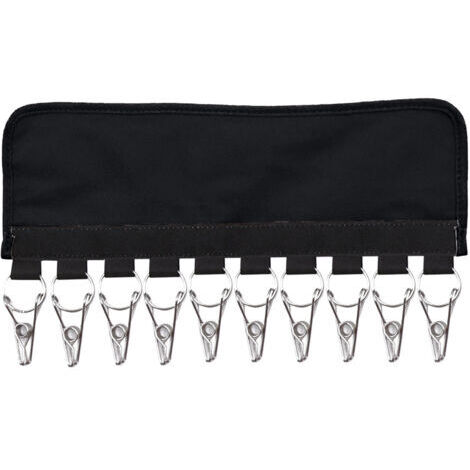Portable en plastique casquette de Baseball boîte de rangement chapeau cintre Clip porte-manteau porte-manteau placard stockage cintre chaussettes(Noir)