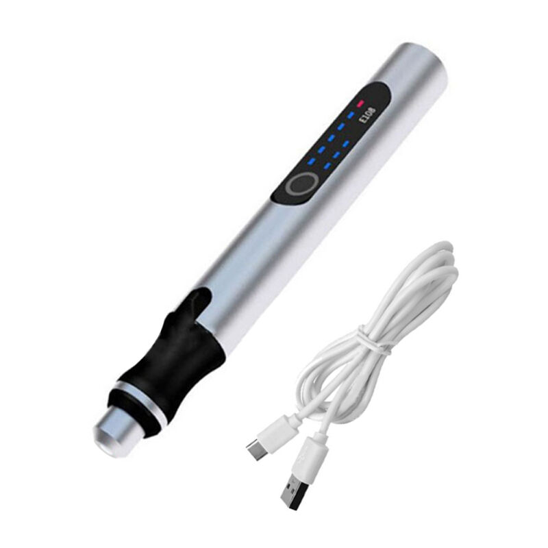 Lifcausal - Stylo de gravure portable Mini perceuse électrique Stylo affichage de vitesse led Stylo de sculpture Machine de gravure Outils de gravure