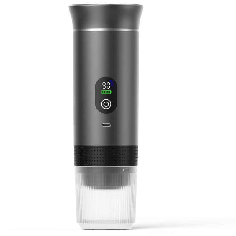 Portable espresso machine with rapid heating function USB-C 3-in-1 fully automatic coffee machine, very easy to use Ideal for travel, office and