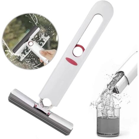 Portable Extrusion vadrouille lavabo Nettoyage Mini vadrouille Absorbant l'eau Sponge Head Enfants vadrouille Chiffon Salle de Bains Cuisine Vaisselle Bureau Voiture Alternative Verre