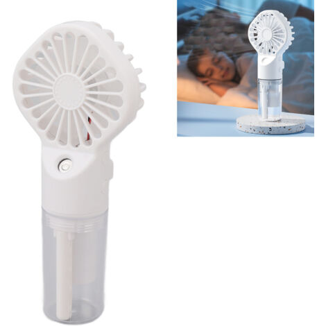 [Portable Fan] Venti-Cool Pro [Handheld Mist Sprayer] rechargeable USB 4 speed white ABS