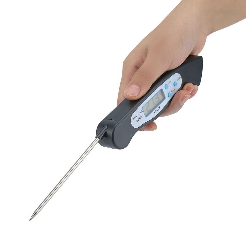 Portable Foldable Digital Thermometer for Food ℃ / ℉ Kitchen Picnic Barbecue Temperature Monitor, Food Thermometer, Cooking Thermometer