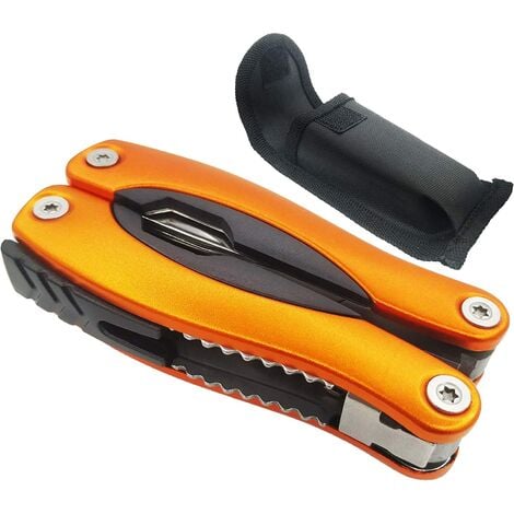 Portable Foldable Multifunction Pliers with Spring, Stainless Steel