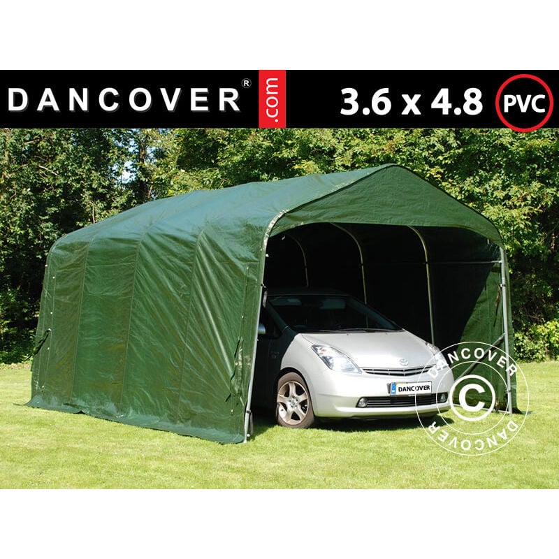 Portable Garage Garage tent pro 3.6x4.8x2.68 m, pvc, Green