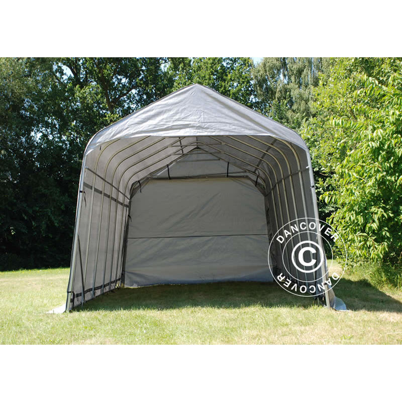 Dancover - Portable Garage Garage tent pro 3.77x7.3x3.18 m pvc, Grey - Grey