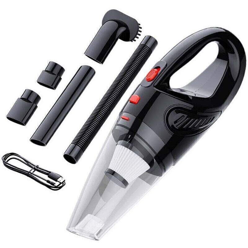 Portable Handheld Vacuum Cleaner, 120W 32000rpm Rechargeable Powerful Car and Home Vacuum Cleaner, Mini Portable Cordless Tabletop Vacuum Cleaner