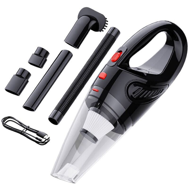 Tigrezy - Portable Handheld Vacuum Cleaner, 120W 32000rpm Rechargeable Powerful Car Vacuum Cleaner Home, Mini Cordless Portable Table Vacuum Cleaner