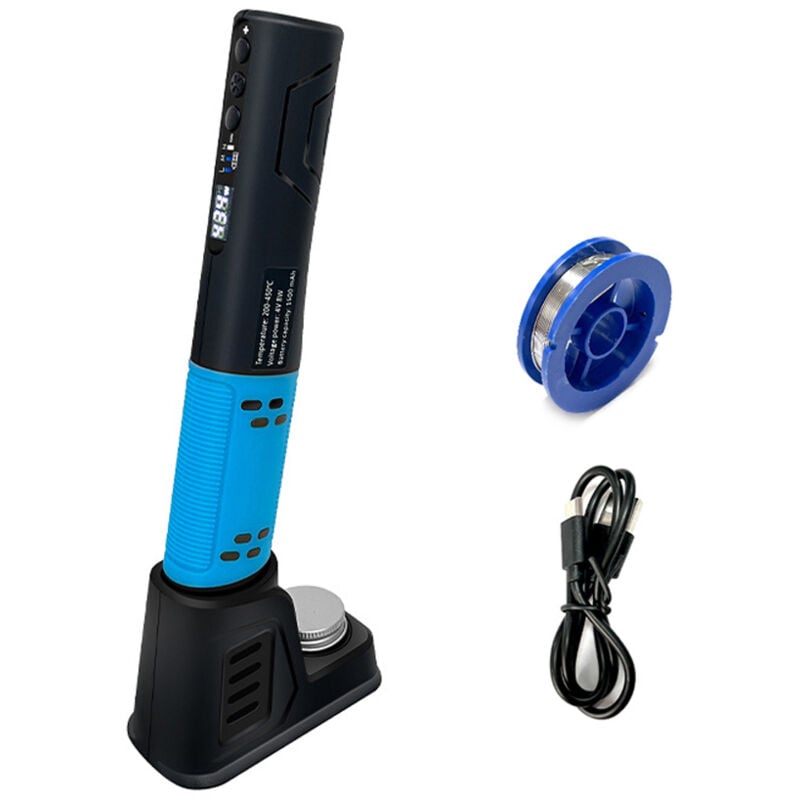 Lifcausal - Fer à souder électrique intelligent portable 200-450 ℃ Stylo de soudage usb multifonctionnel avec fonction d'éclairage led pour la