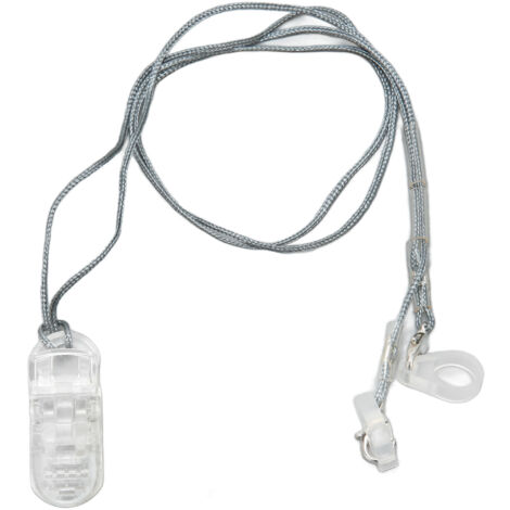 Portable Lanyard de Sécurité pour Amplificateurs Sonores - Support de Clip Transparent