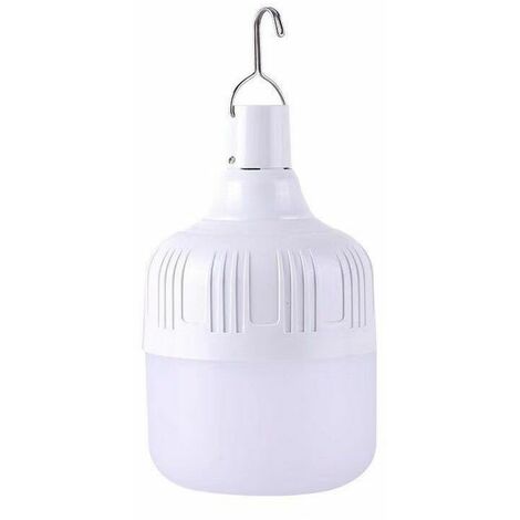 Portable LED Light Bulb with USB Rechargeable Battery, Emergency Lighting for Tent, BBQ, Camping, Patio, Porch, Garden
