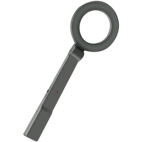 Portable Metal Detector Without Battery, Solid Metal Structure, Sound and Light Alarm, 180° Swivel Coil, Portable Security Tool for Airport Inspection