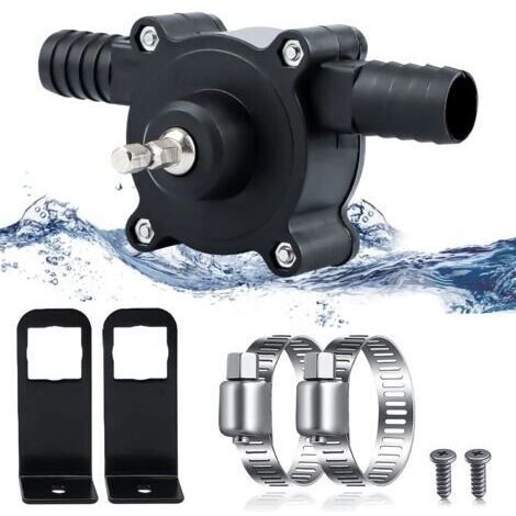 Portable Mini Perceuse Électrique Alimenté Pompe À Eau Moteurs Diesel Huile Liquide Eau Main Pompes De Transfert Auto-Amorçantes Vitesse De Pompage Rapide
