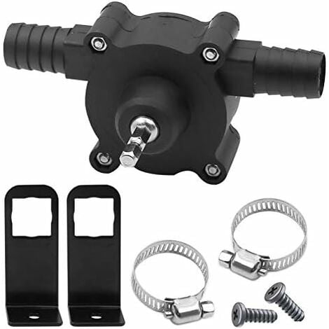 CISEA Portable Mini Perceuse Électrique Pompe Perceuse À Main Alimenté Pompe À Eau Moteurs Diesel Huile Liquide Eau Main Pompes De Transfert Auto-Amorçantes Vitesse De Pompage Rapide