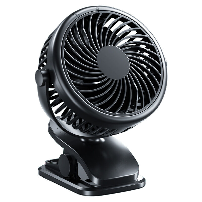 Portable Mini Ventilateur de Bureau, Ventilateur de Refroidissement Personnel USB à 3 Vitesses avec Rotation à 360 °, câble USB et Batterie pour la