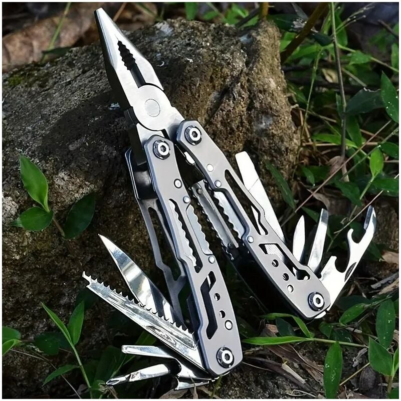 Csparkv - Ensemble d'outils de pinces portables et multifonctionnelles : Parfait pour le camping, l'utilisation industrielle et extérieure