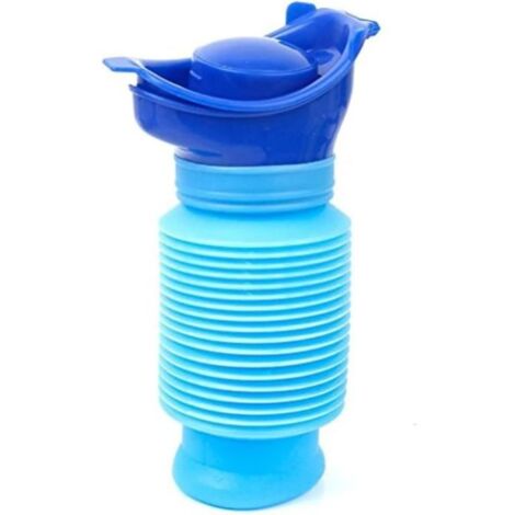 Portable Petit Pot à Urine Toilettes,Urinoir d\'urgence pour Hommes,Toilette de Poche 750ml Urinoirs Rétractables Pot Pipi Bouteille