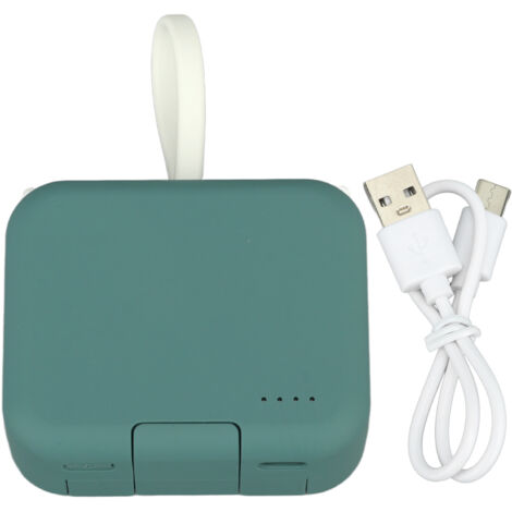 Portable Phone Charger Folable Back Clip Type Built in Cable Mini Size Outdoor Emergency Power Bank