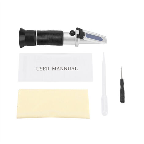 Portable Professional 020% Brix Refractometer Handheld Beer Fruit Juice Sugar Tester Meter