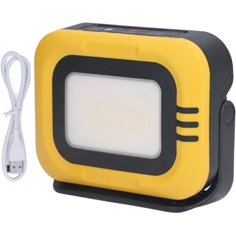 Portable Rechargeable LED Work Light Multifunctional Solar Power Battery Powered Work Lamp